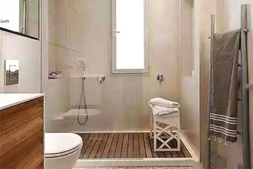 浴室除了用瓷砖，还能这样装？